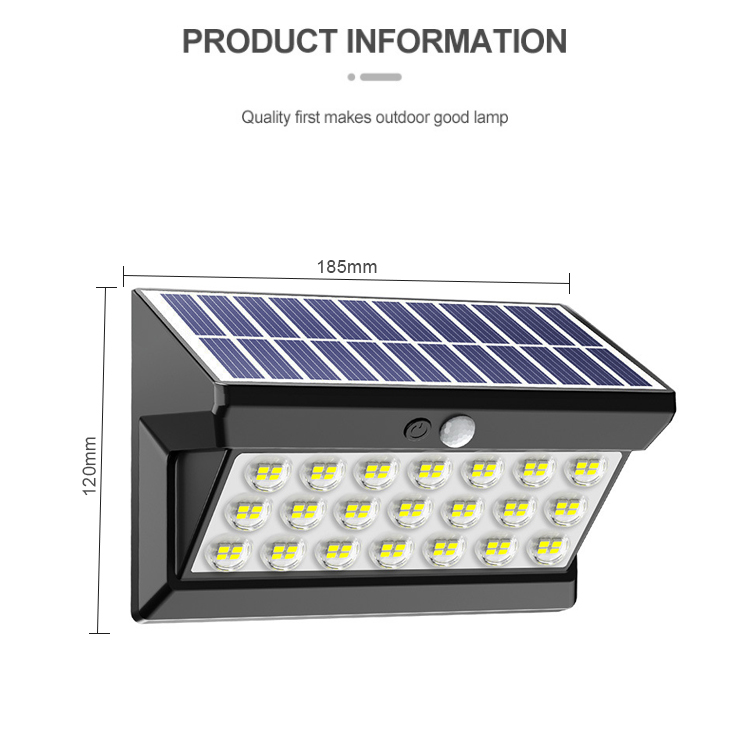 luzes de parede solares