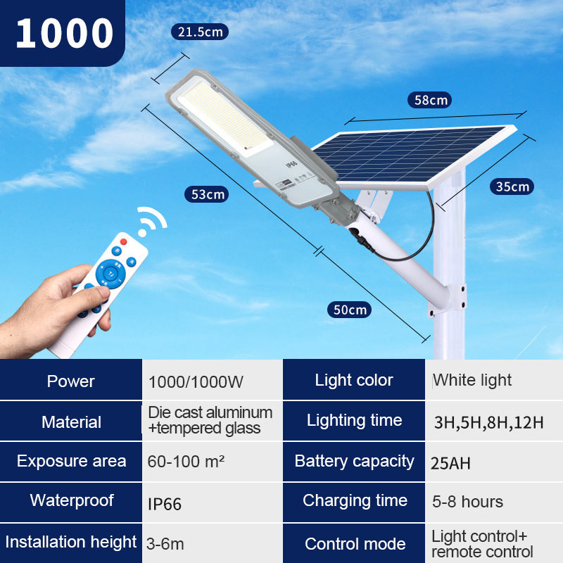 Luz de rua LED solar