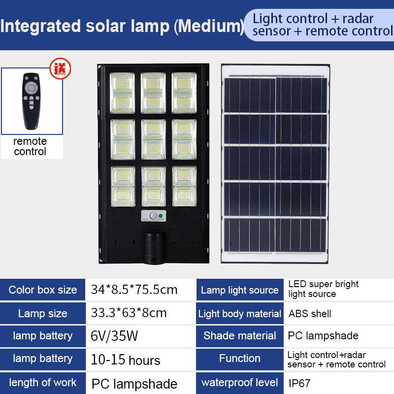 Luzes de rua LED solares