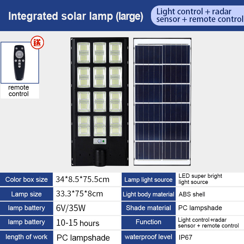 Luzes de rua LED solares