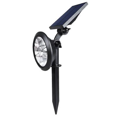 Holofotes solares OEM luz lâmpada de jardim ao ar livre 2 em 1 luz ajustável luzes de jardim ao ar livre
