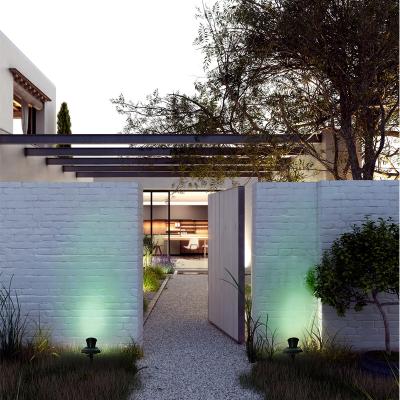 Holofotes solares ao ar livre 2 em 1 coloridos ajustáveis ​​LED à prova d'água para jardim luzes a granel
