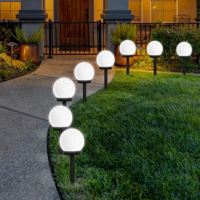 Luz de jardim solar LED ao ar livre à prova d'água luz de gramado caminho lâmpada de paisagem para casa quintal garagem gramado