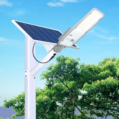 Sensor de iluminação rodoviária Motion Ip65 300w Tudo em um poste de luz solar com poste