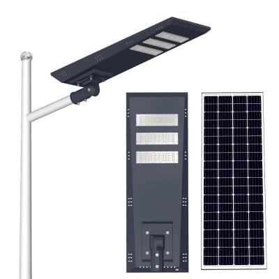 Lâmpadas de LED de segurança solar integradas Luzes externas Tudo em uma luz solar integrada de rua